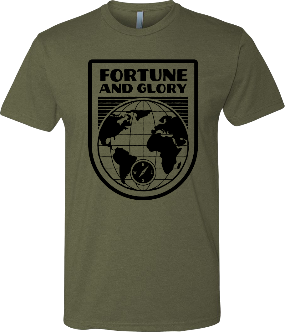 Fortune and Glory short sleeve T-shirt