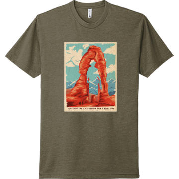 Crusader Con II Moab, Utah short sleeve T-shirt