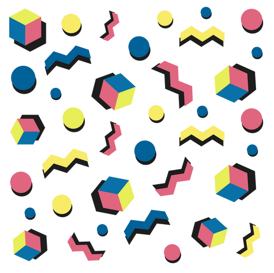 80's Geometric Pattern